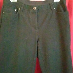 Chico's Soft, Comfy, Black Stretch Jean's. New without tags. Size 1 Short.